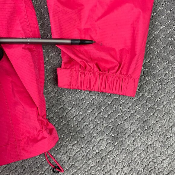 Marmot Jacket Women's Small Pink PreCip Eco Rain Waterproof Hooded Hiking Nylon - Picture 7 of 14